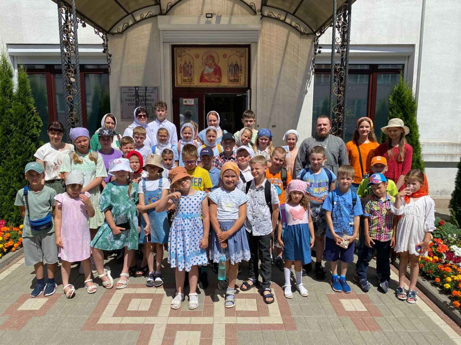 На экскурсии