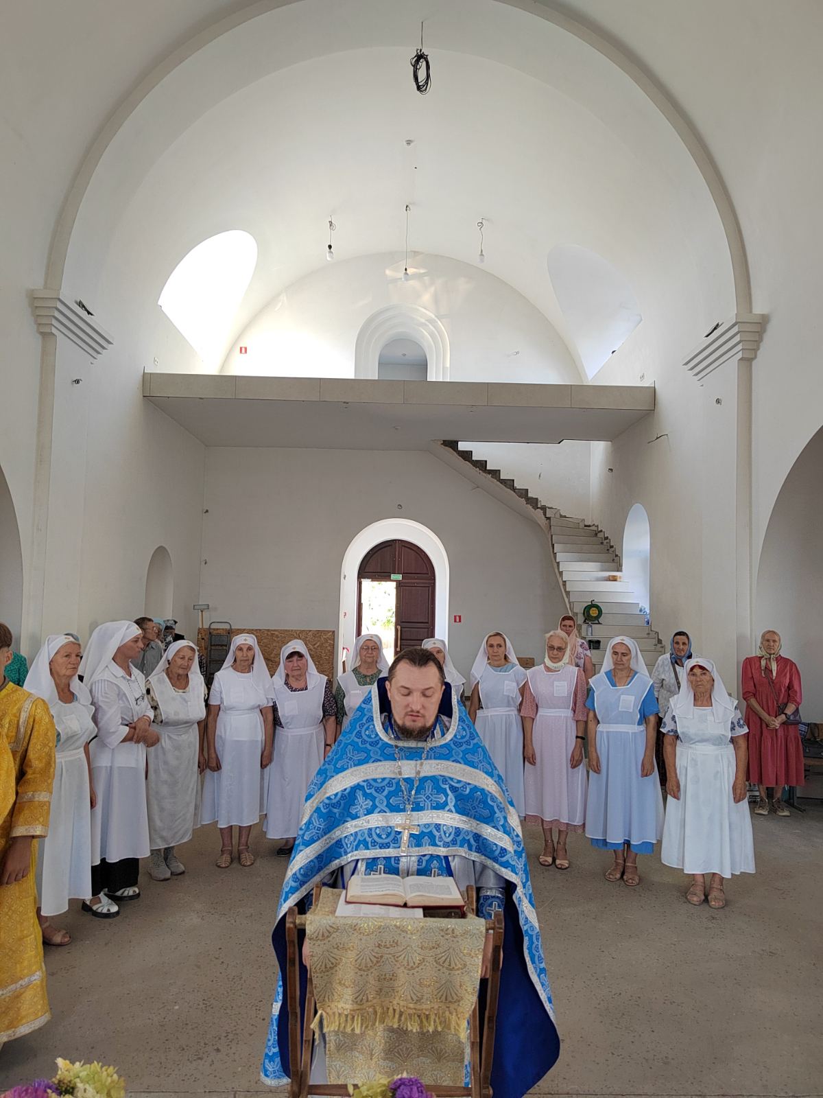 На богослужении