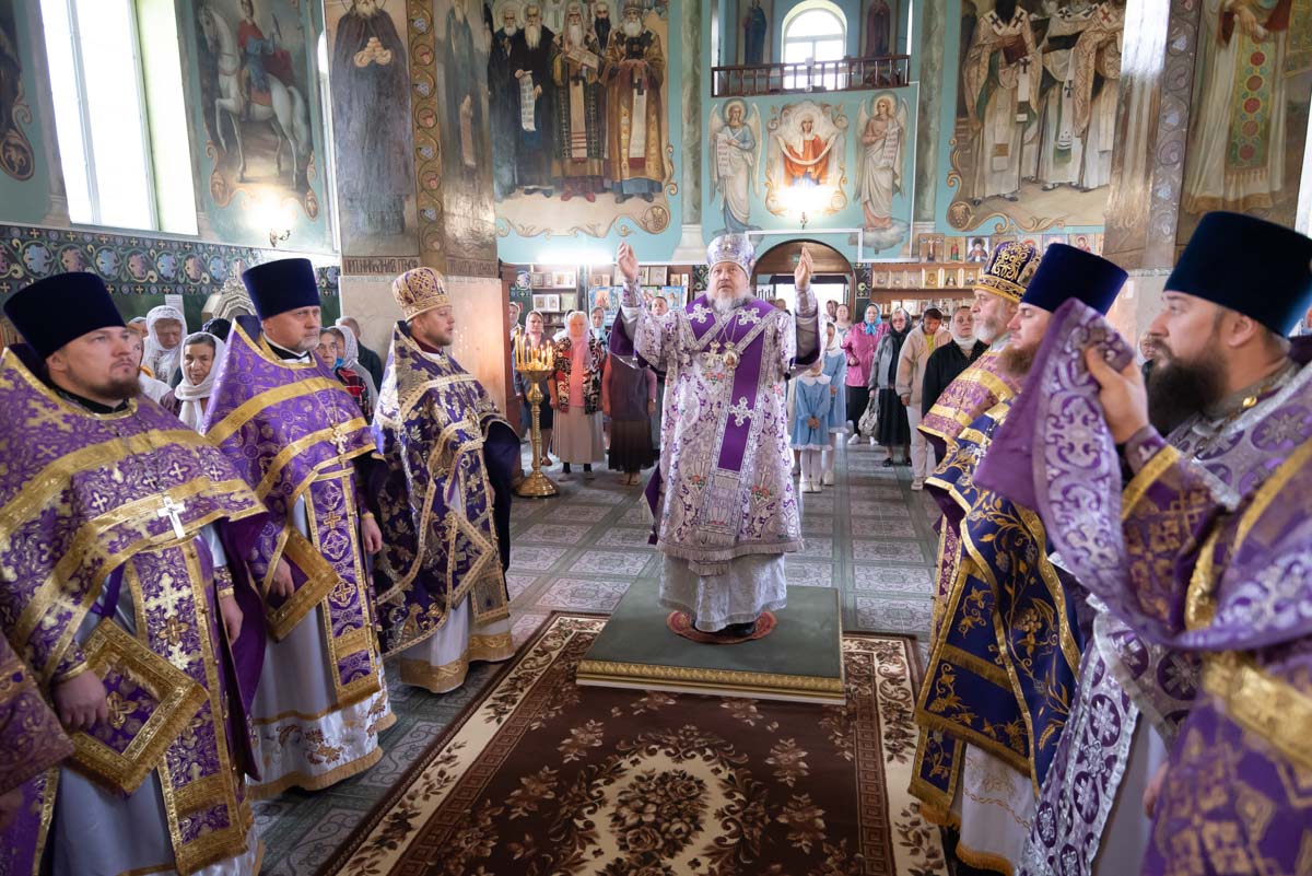 Во время богослужения