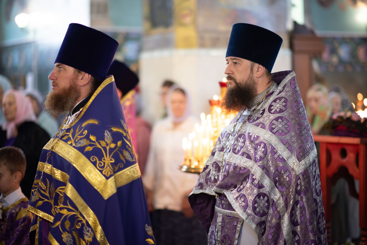 Во время богослужения