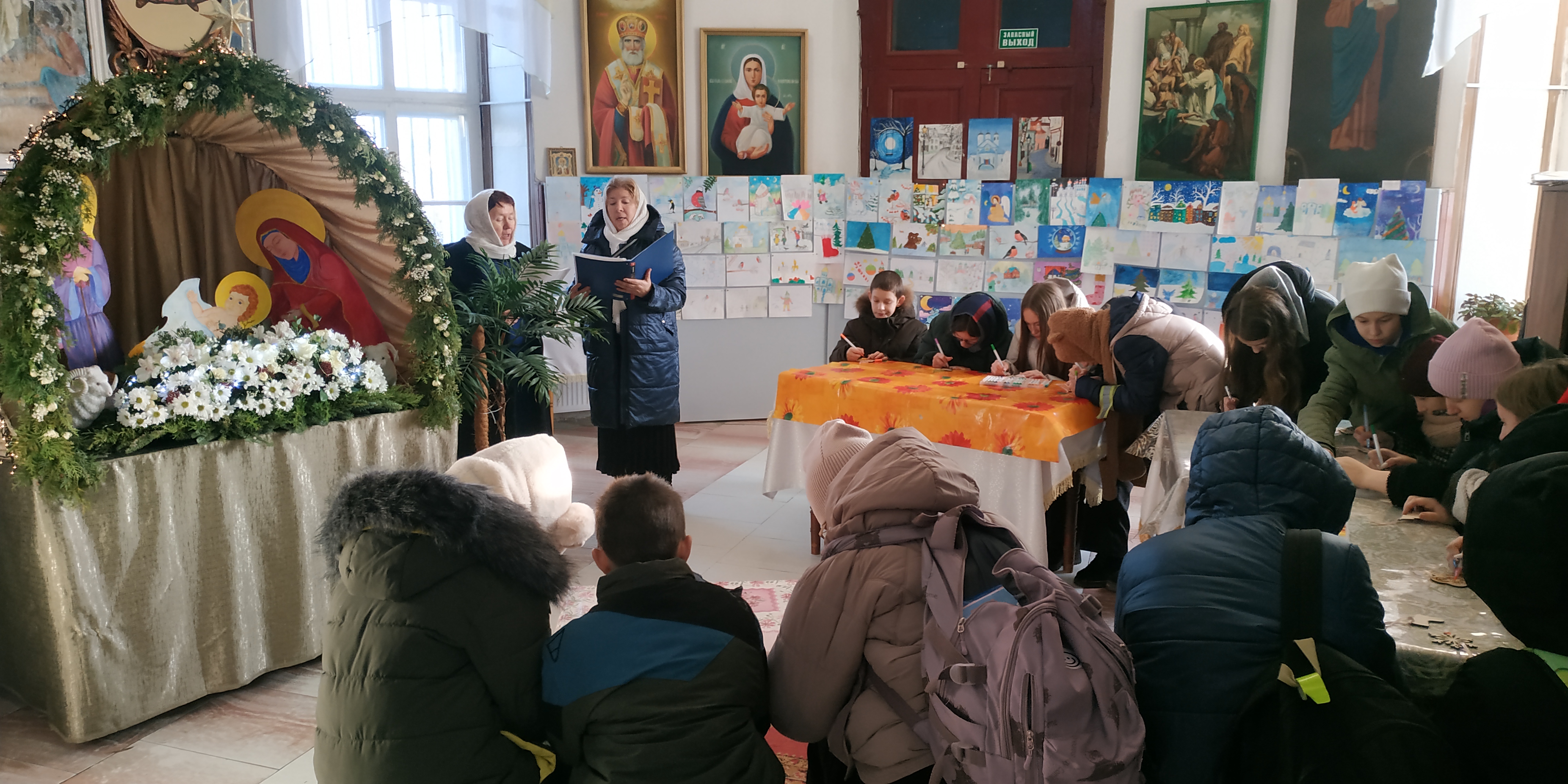 В храме Покрова Пресвятой Богородицы г.п.Стрешин
