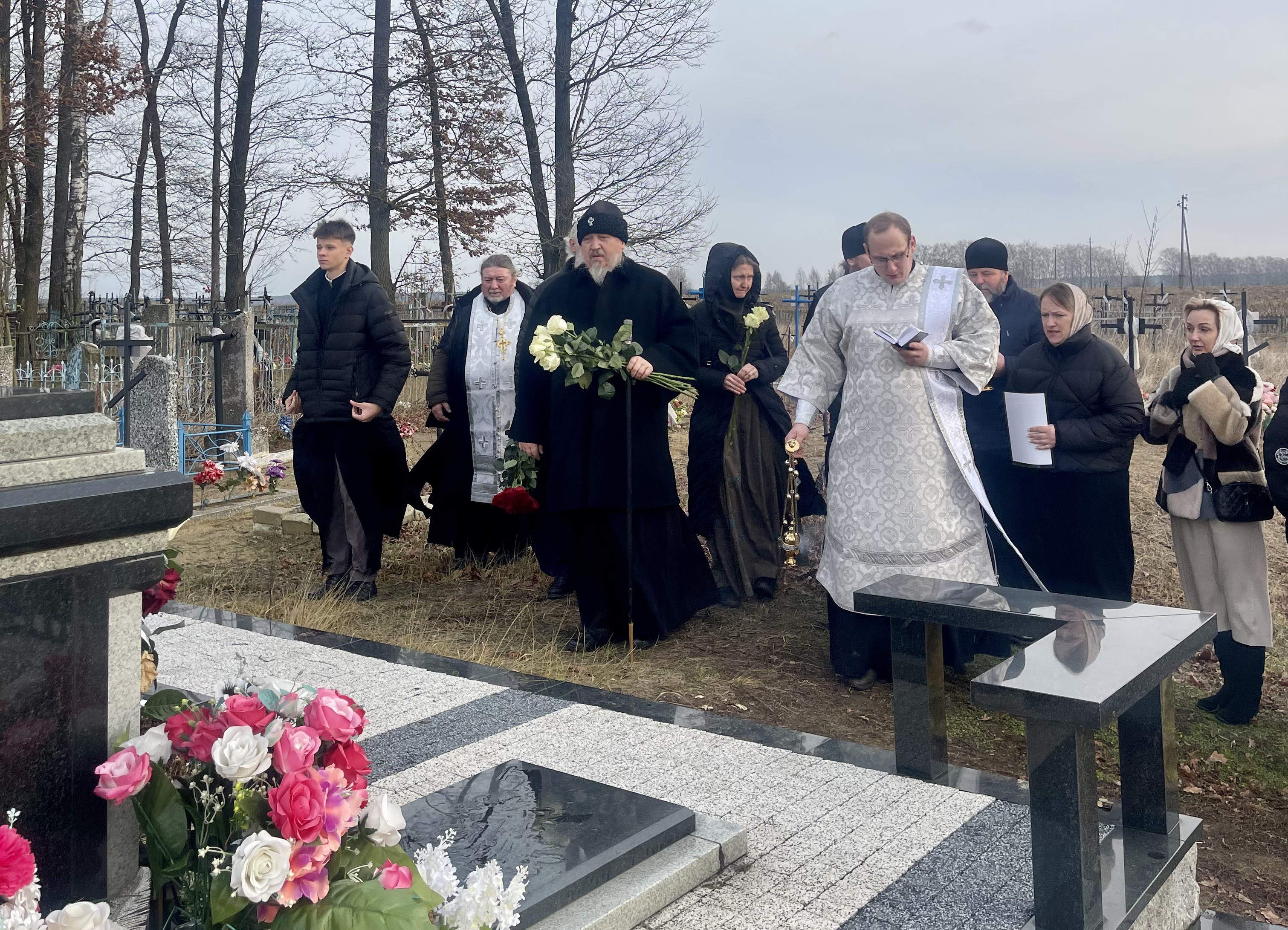 Панихиду возглавил владыка Стефан