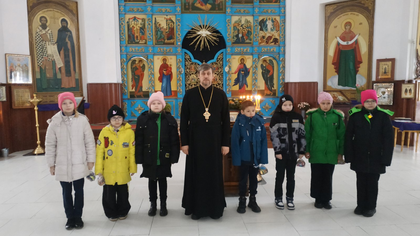 С учащимися Проскурнянской средней школы