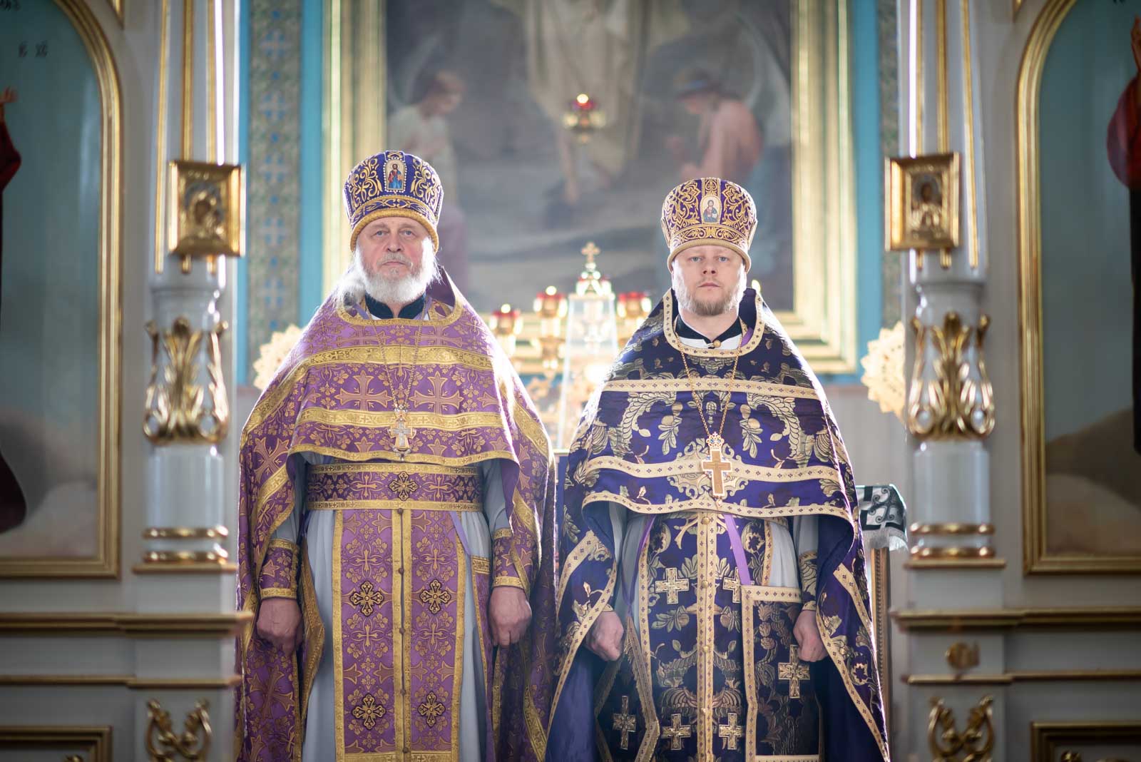 Протоиерей Георгий Алампиев и протоиерей Алексей Смотрицкий