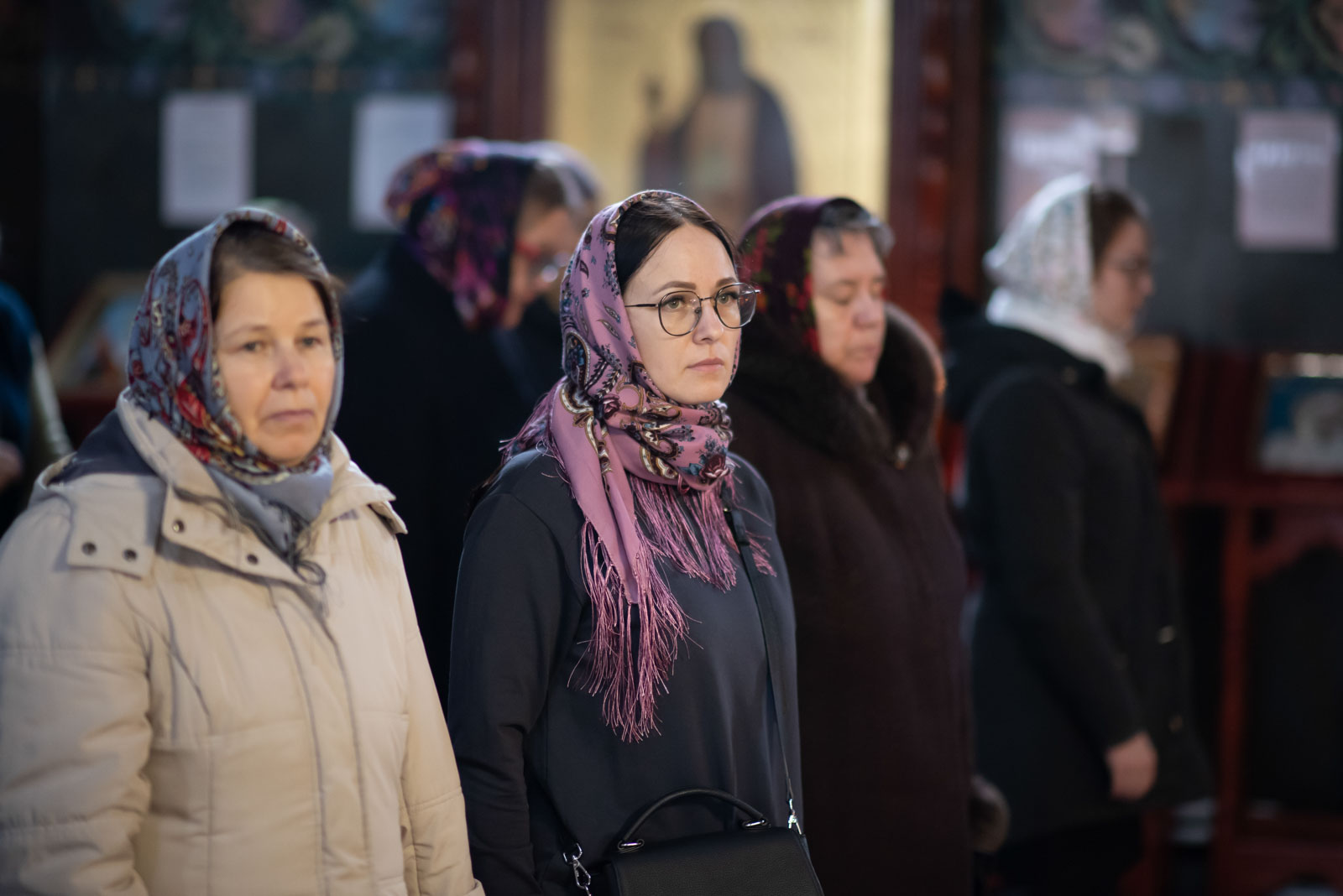 Во время богослужения