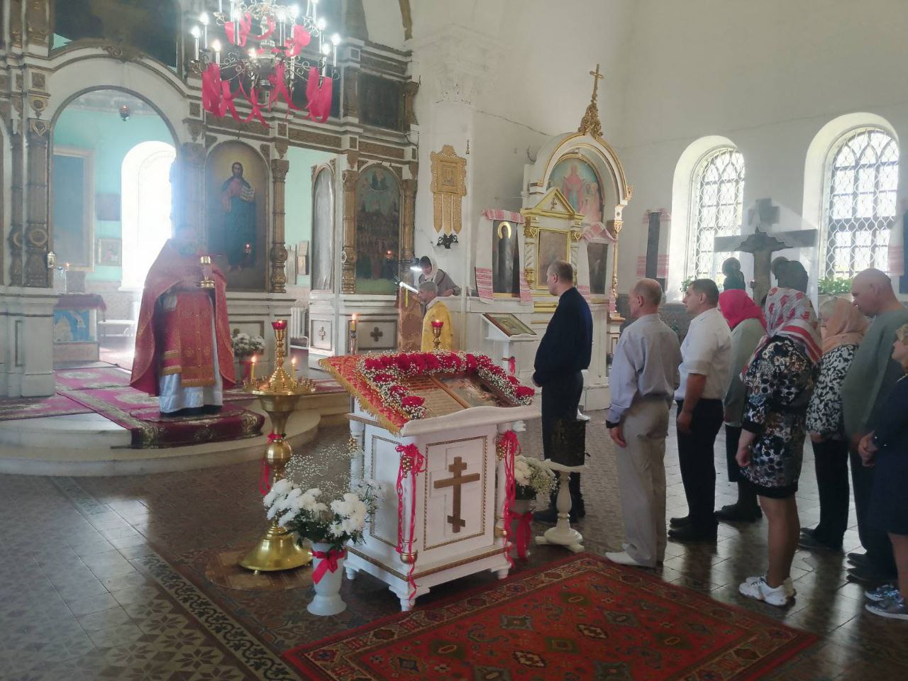 В храме Всех Святых аг.Пиревичи