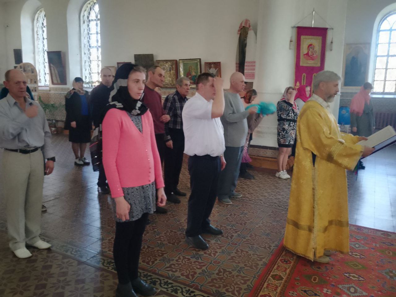 В храме Всех Святых аг.Пиревичи
