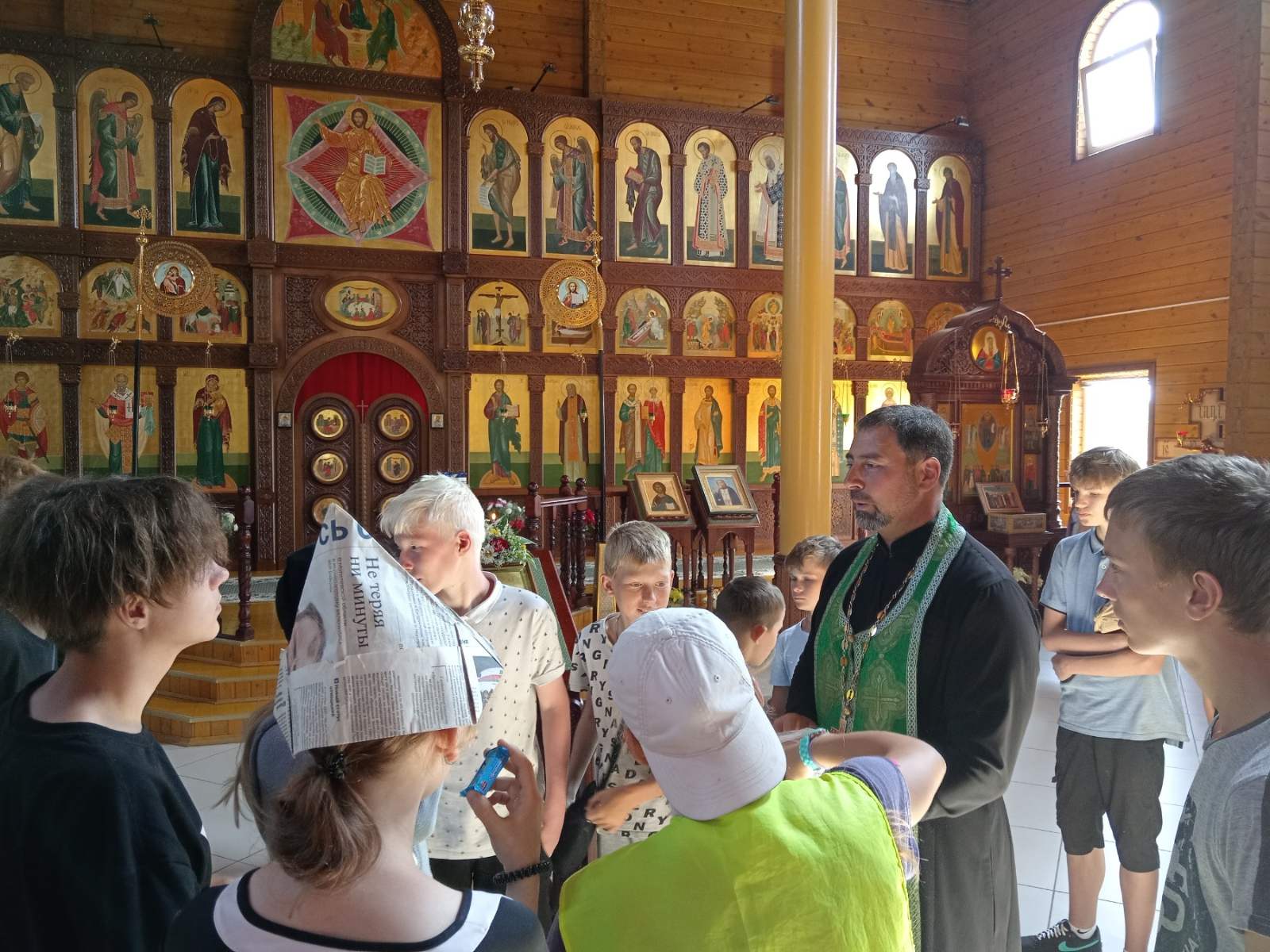 Во время экскурсии