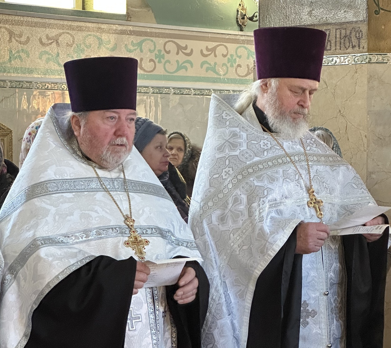 Во время панихиды