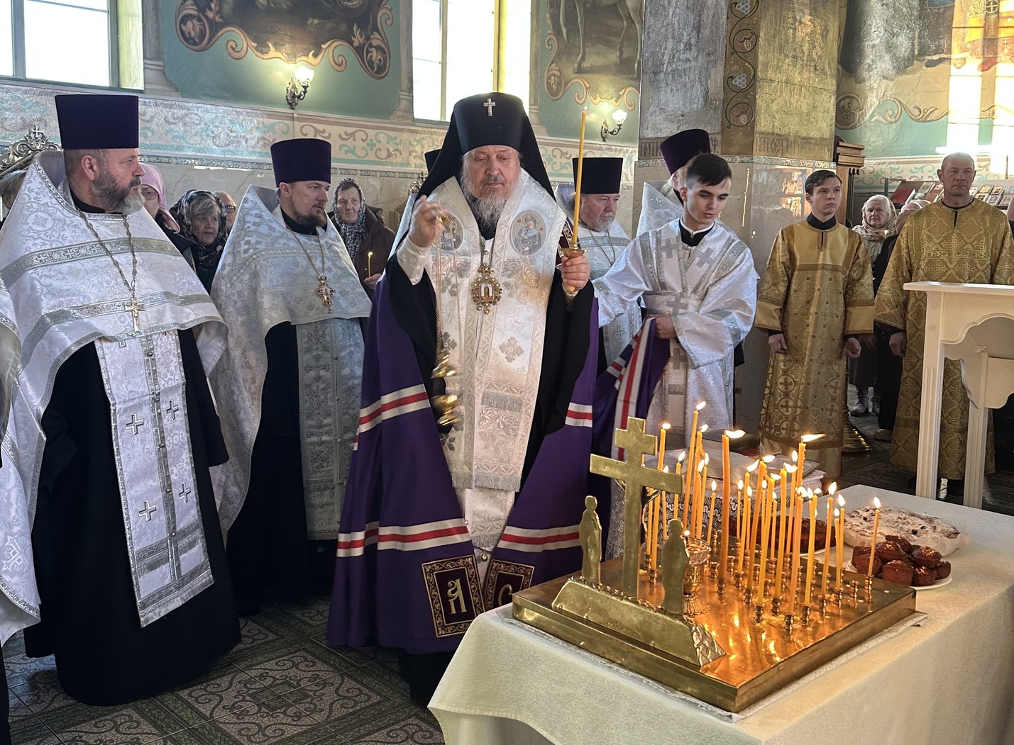 Во время панихиды