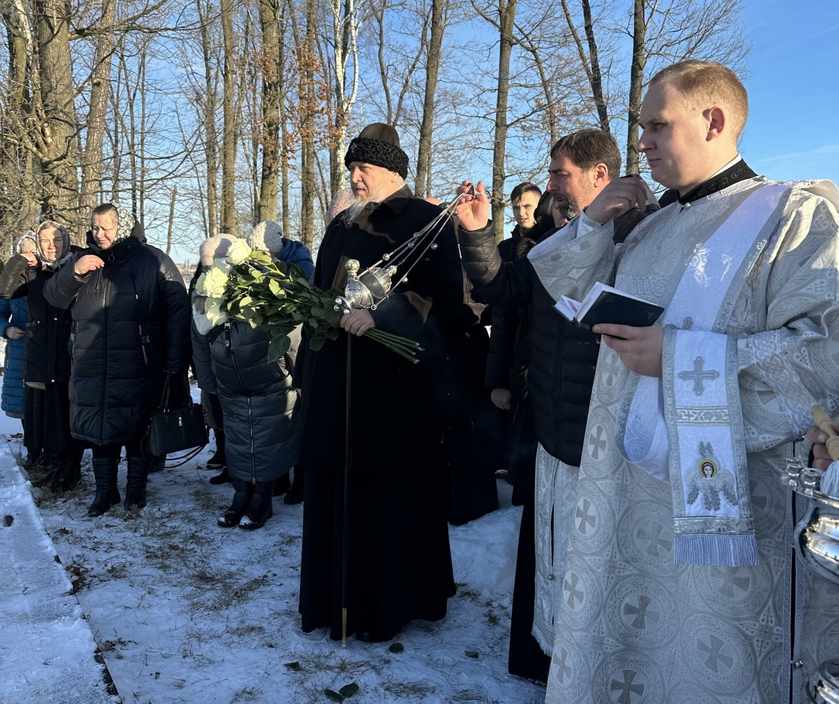 Лития на могиле протоиерея Василия Пилипенко