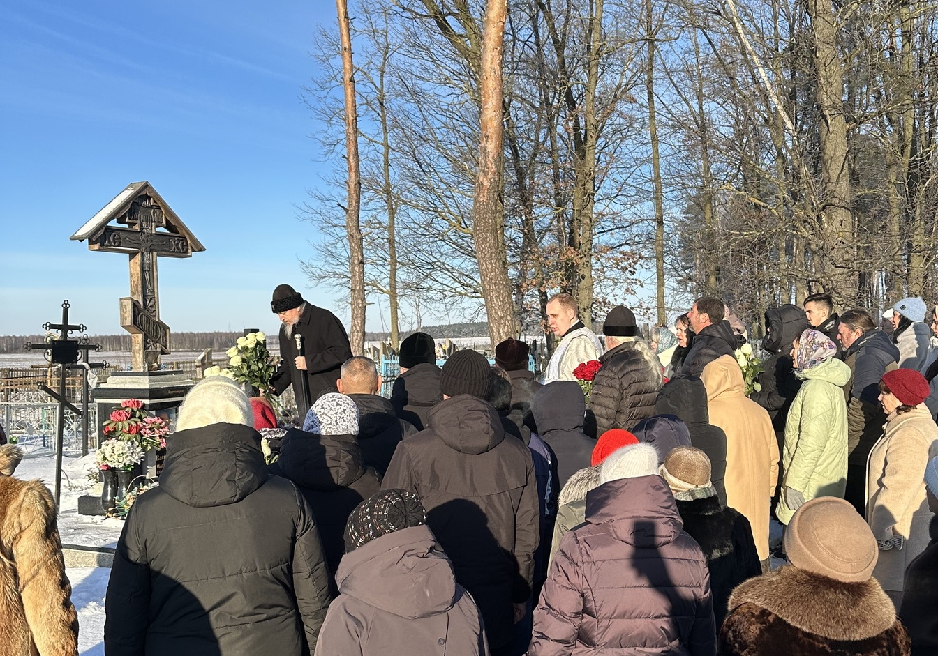 Лития на могиле протоиерея Василия Пилипенко