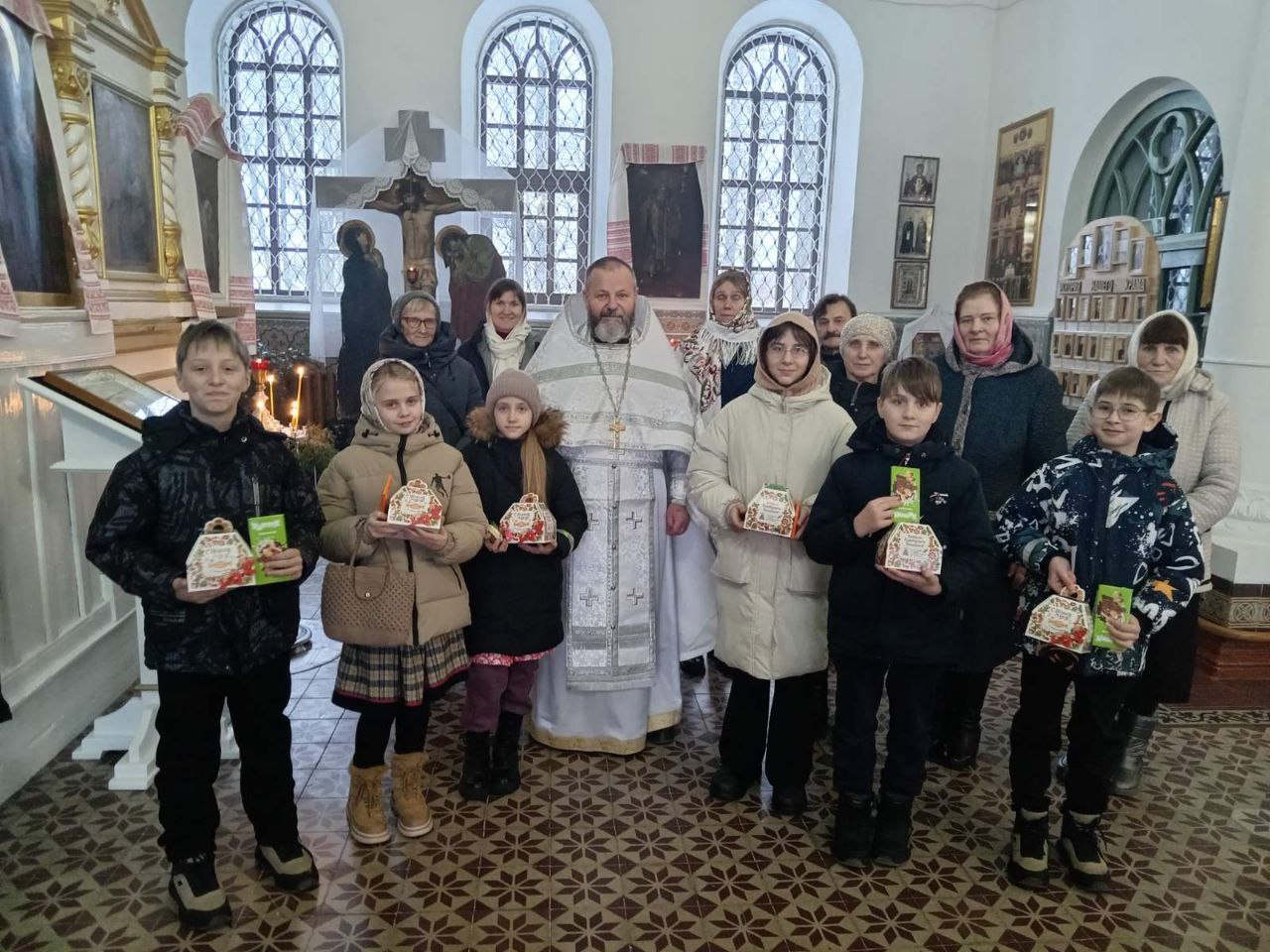 В храме Всех Святых аг.Пиревичи