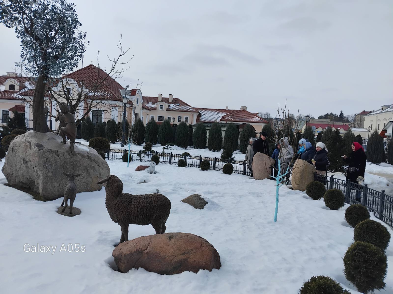 В монастыре