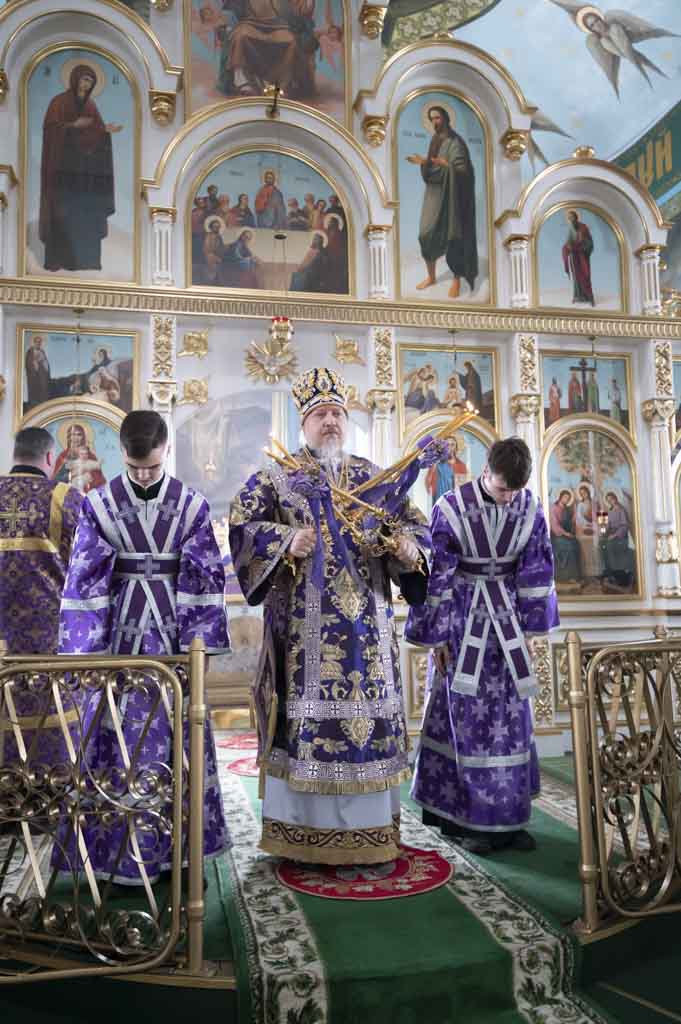 Во время богослужения