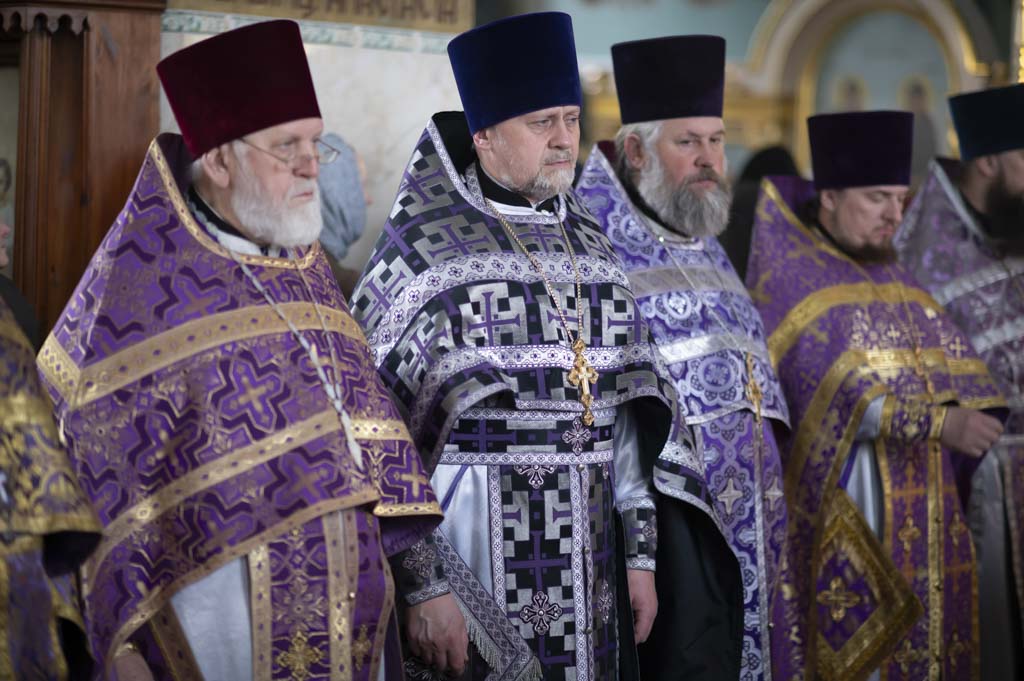 Во время богослужения