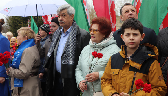 Во время митинга