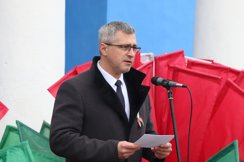 Слово председателя райисполкома С.Б.Ярца