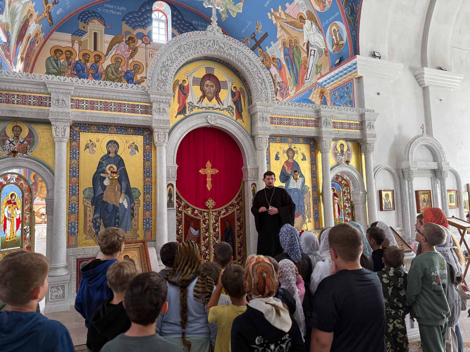В храме святителя Василия Великого