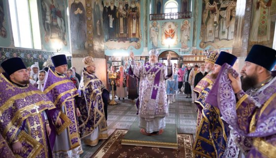 Во время богослужения