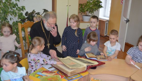 Встреча в лукском детском саду