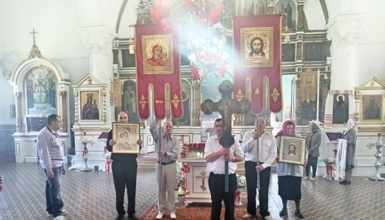 В храме Всех Святых аг.Пиревичи