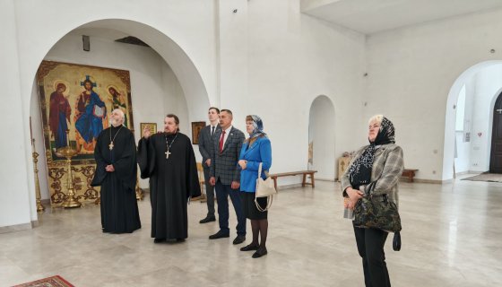 В храме святителя Василия Великого