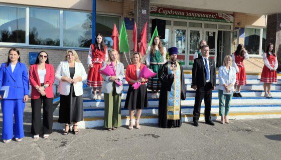 На торжественной линейке