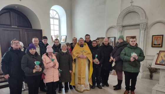 В храме святителя Василия Великого