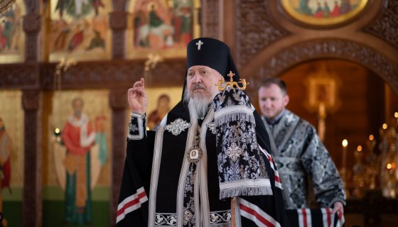 На богослужении