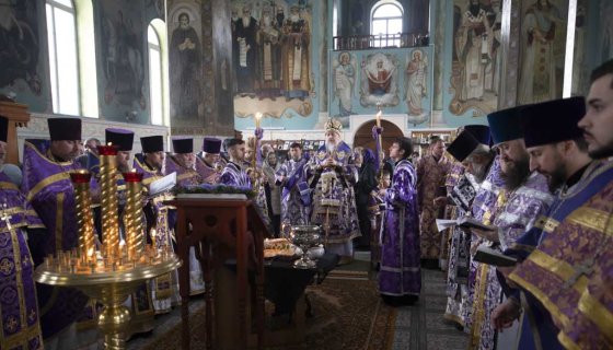 Во время богослужения