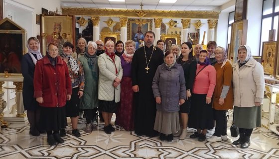 В домовом храме-музее в честь Собора всех Белорусских святых в Гомельском епархиальном управлении