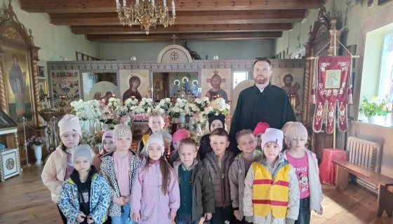 В храме святого мученика Иоанна Воина