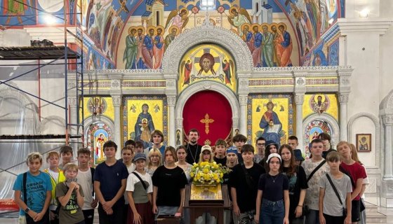 В храме святителя Василия Великого