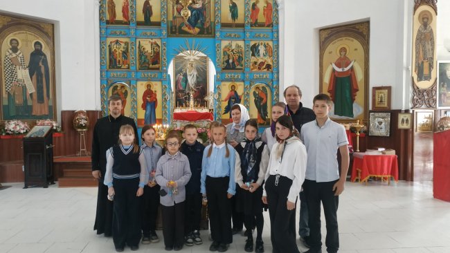 В храме Покрова Пресвятой Богородицы г.п.Стрешин