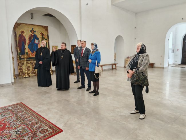 В храме святителя Василия Великого