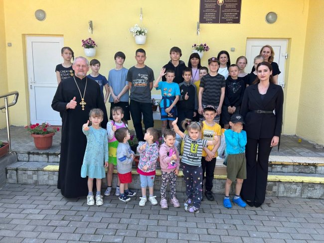 С воспитанниками СПЦ