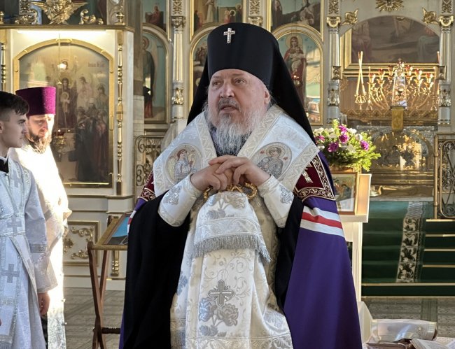 Во время панихиды