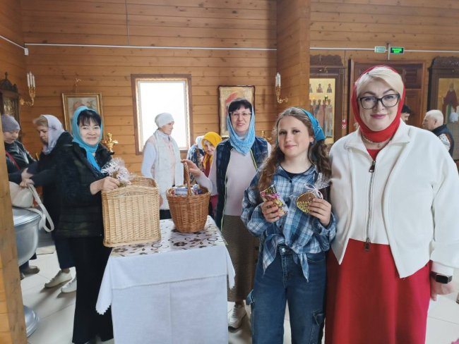 В храме преподобного Серафима Саровского