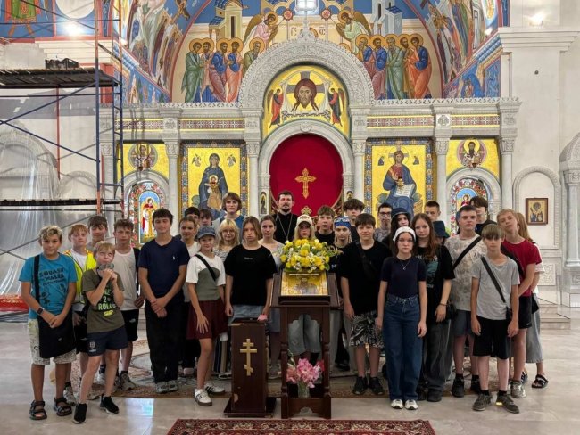 В храме святителя Василия Великого