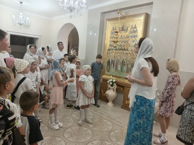 В храме-музее в честь всех Белорусских святых